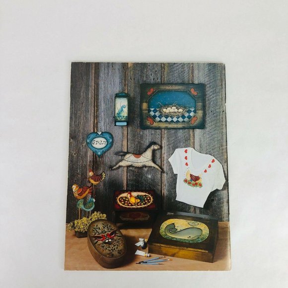 1980 Fresh From The Country No 3 Book Decorative Painting Milly Smith Tole - Picture 4 of 4